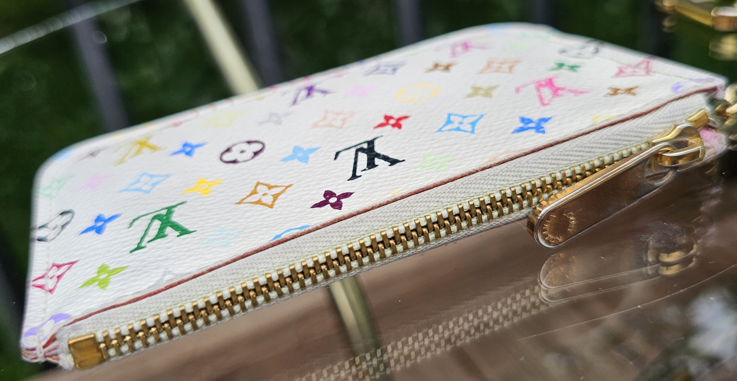 White Multicolor Key Pouch - Image 6