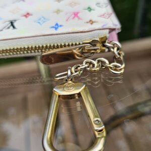 White Multicolor Key Pouch - Image 7