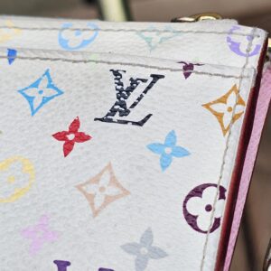 White Multicolor Key Pouch - Image 8