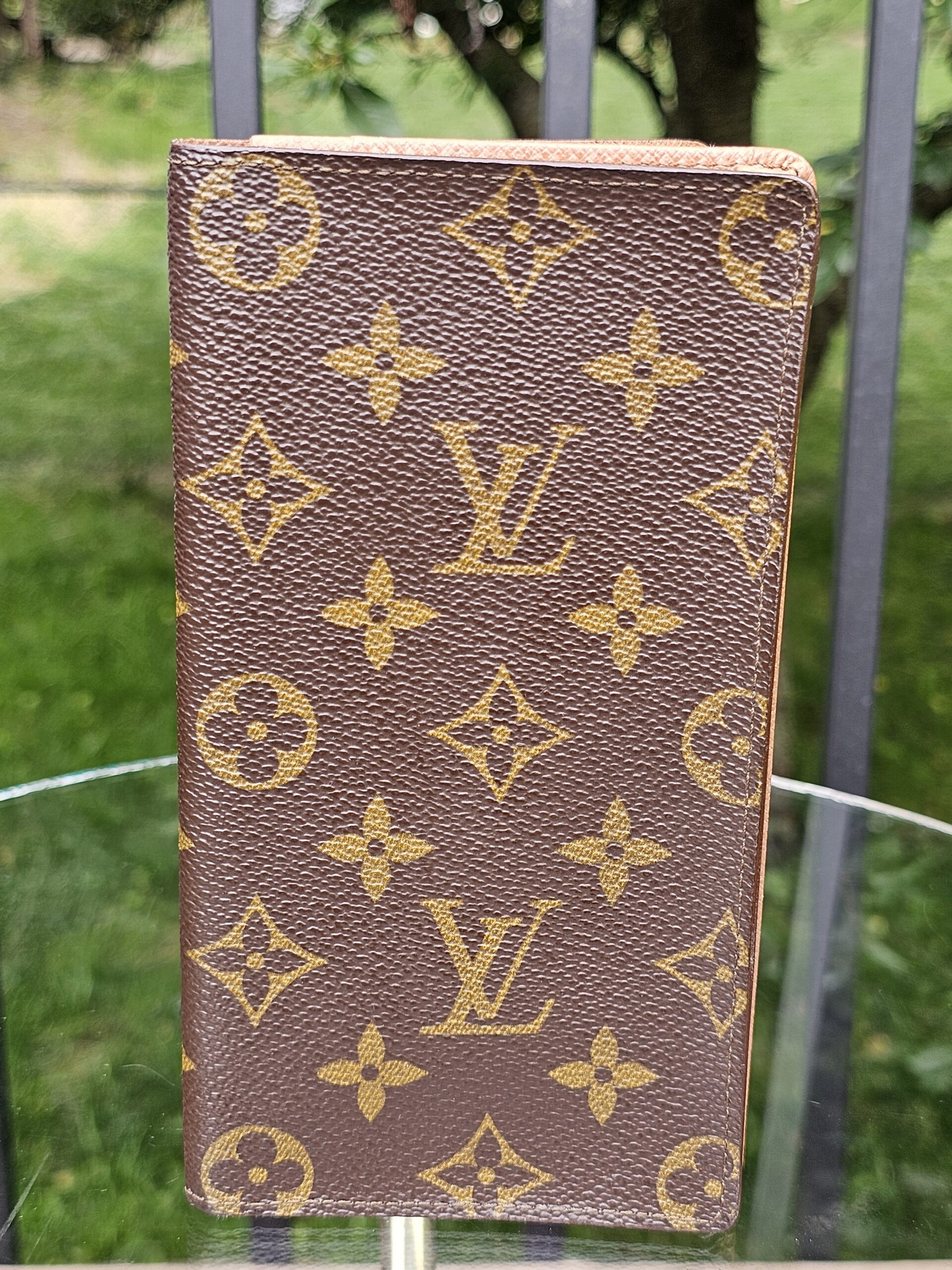 Monogram CheckBook Wallet