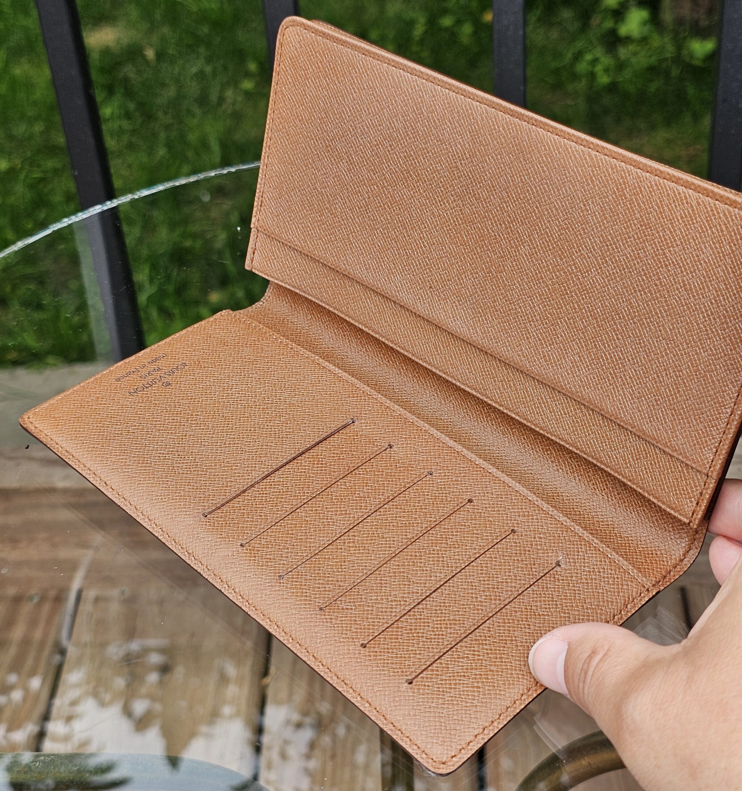 Monogram CheckBook Wallet - Image 4