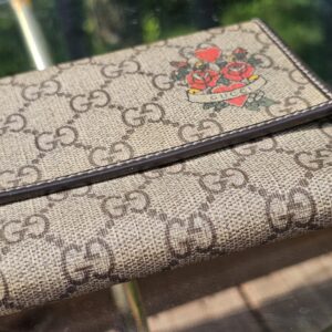 Gg tattoo heart tri fold wallet - Image 5