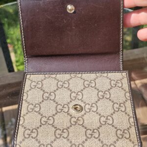 Gg tattoo heart tri fold wallet - Image 9