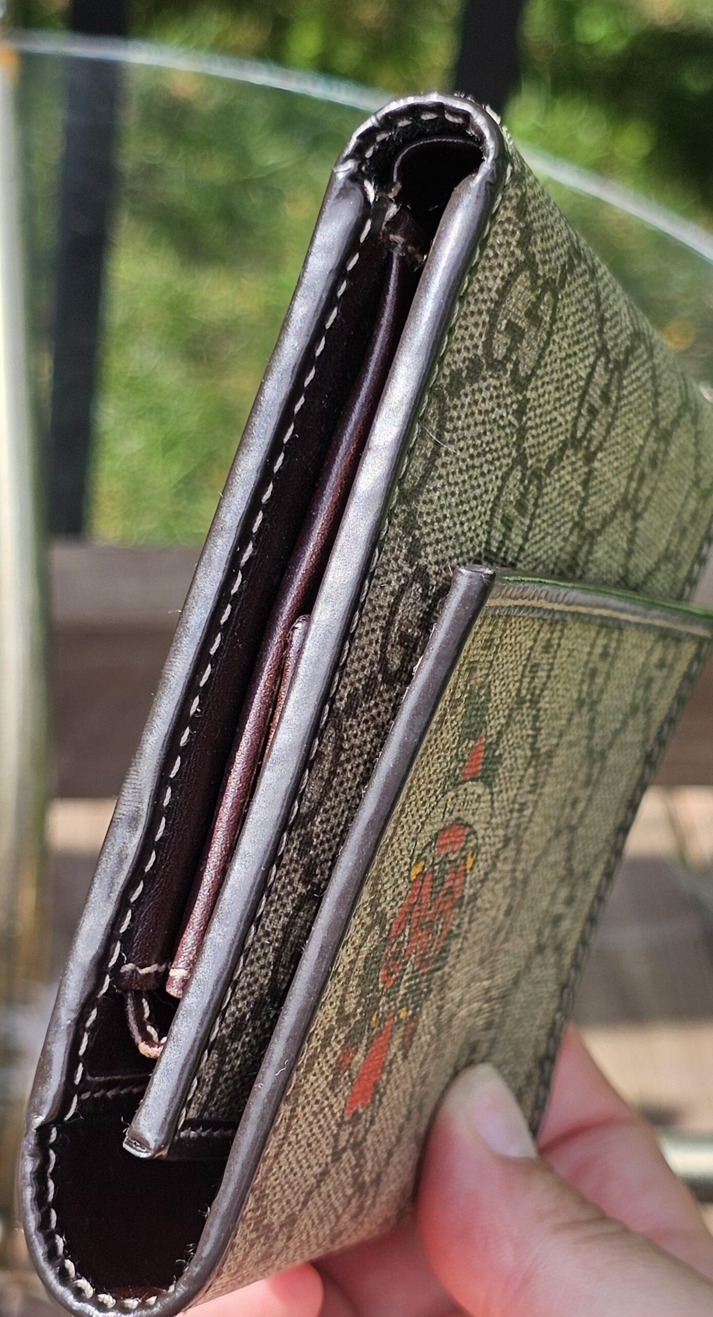 Gg tattoo heart tri fold wallet - Image 15
