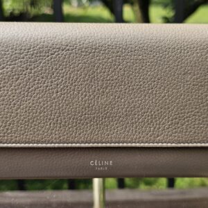 Drummed Leather Large Wallet