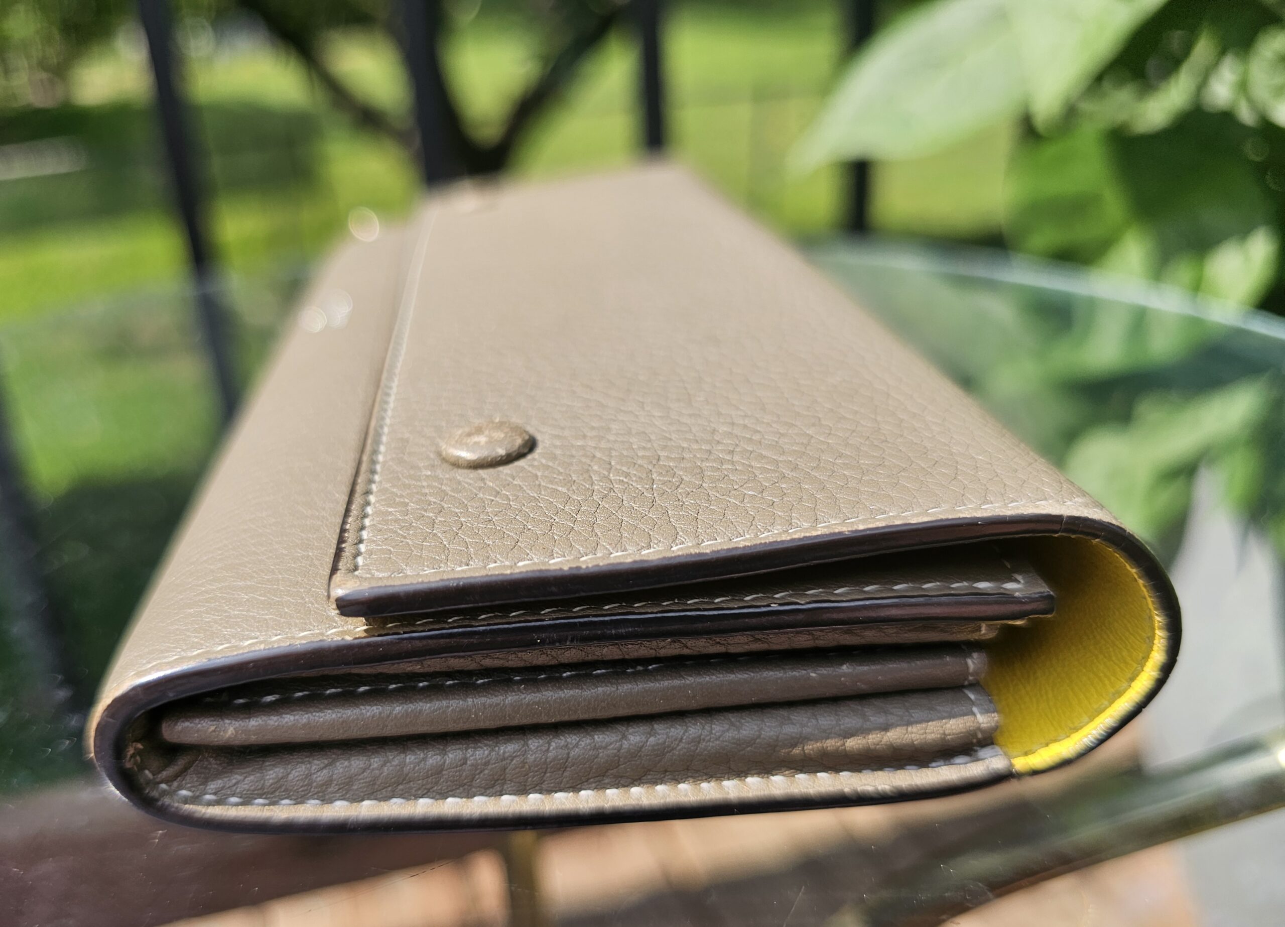 Drummed Leather Large Wallet - Image 5