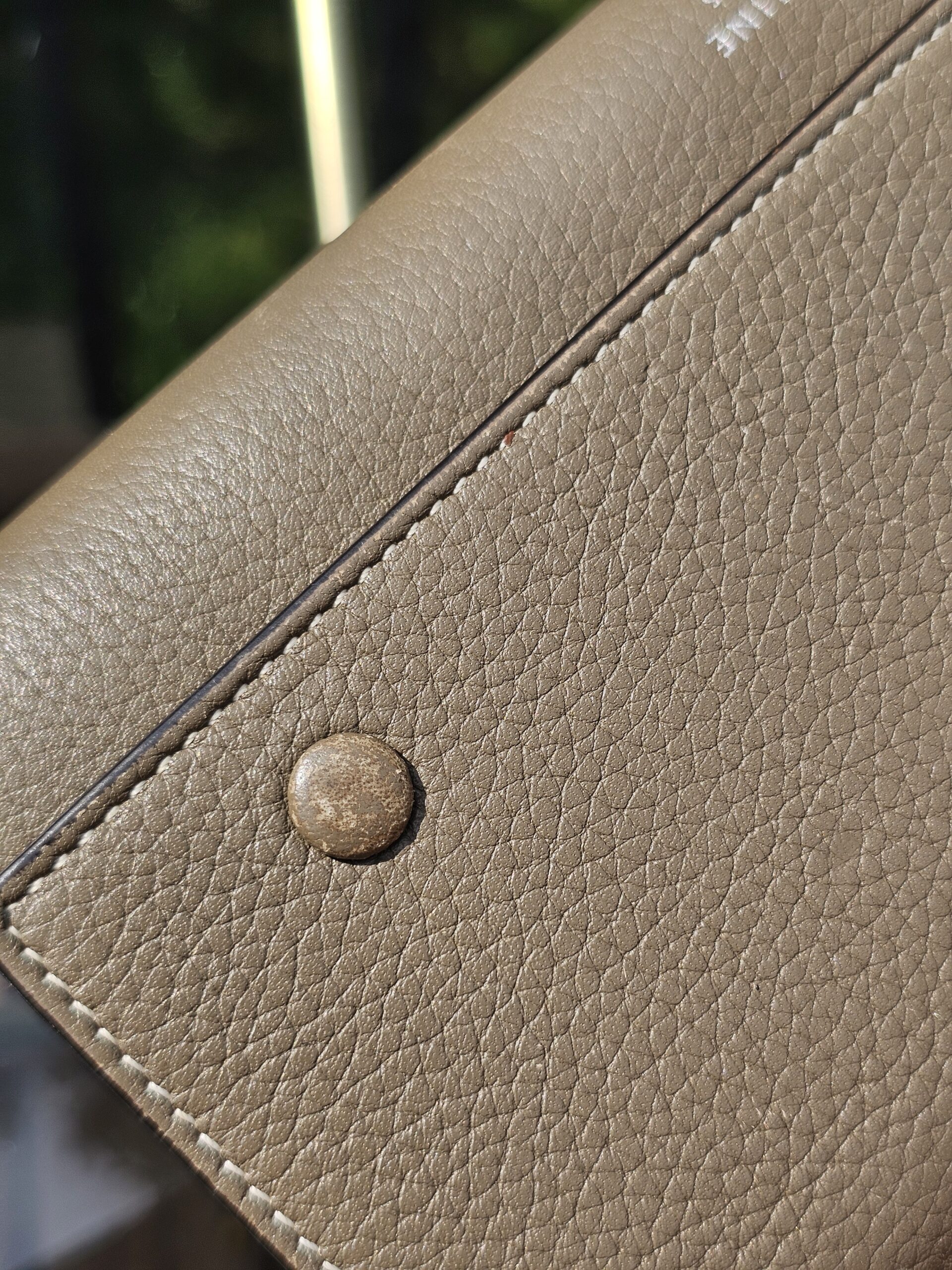 Drummed Leather Large Wallet - Image 6