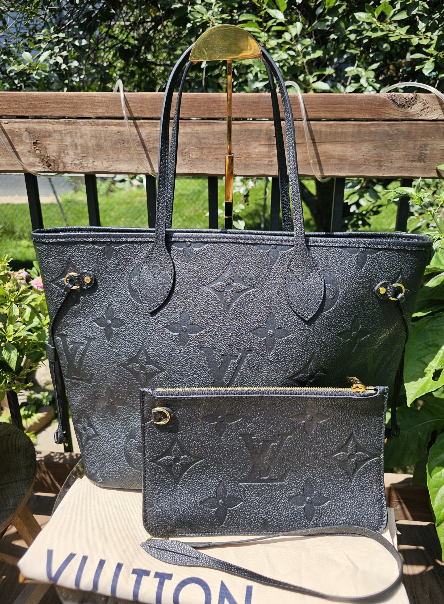 Neverfull MM Set Black Empreinte