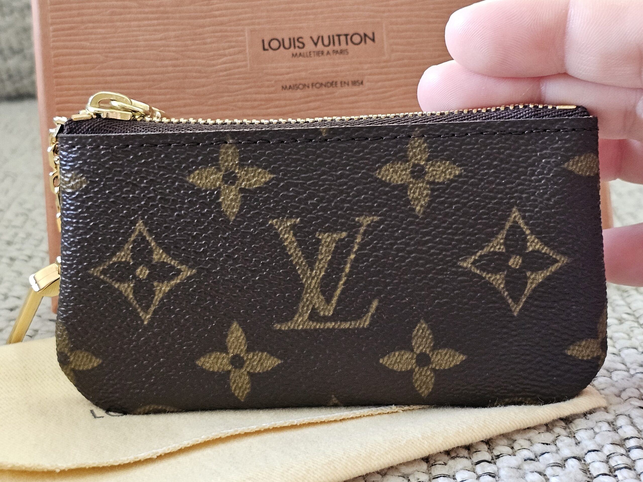 Monogram Key Pouch