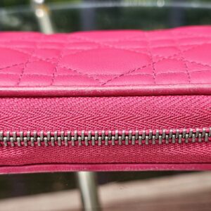 Lady D I O R lambskin Card Wallet - Image 6