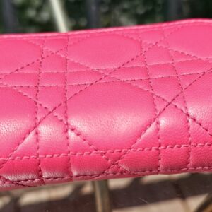 Lady D I O R lambskin Card Wallet - Image 7