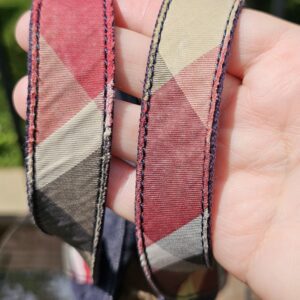 Small nova check denim tote - Image 6