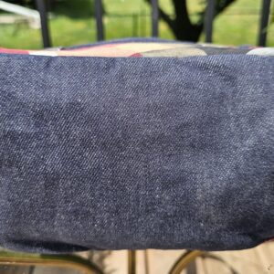 Small nova check denim tote - Image 8