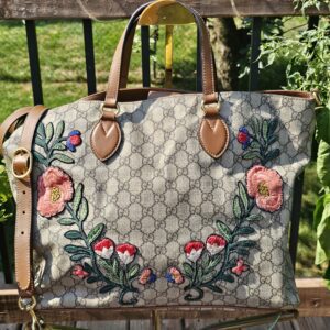 GG Supreme Embroidered Tote