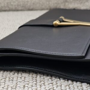 Leather Ligne Y Clutch - Image 4