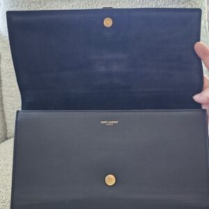 Leather Ligne Y Clutch - Image 11