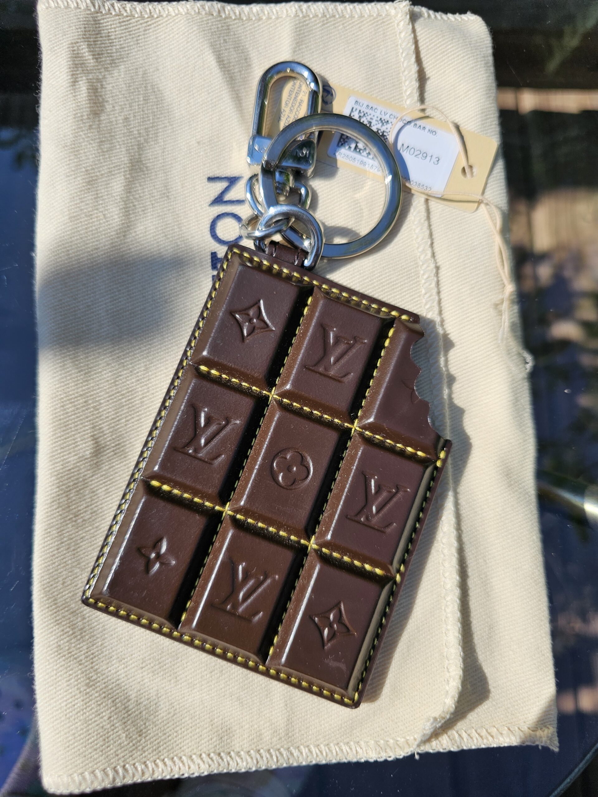 Chocolate Bar Key Charm