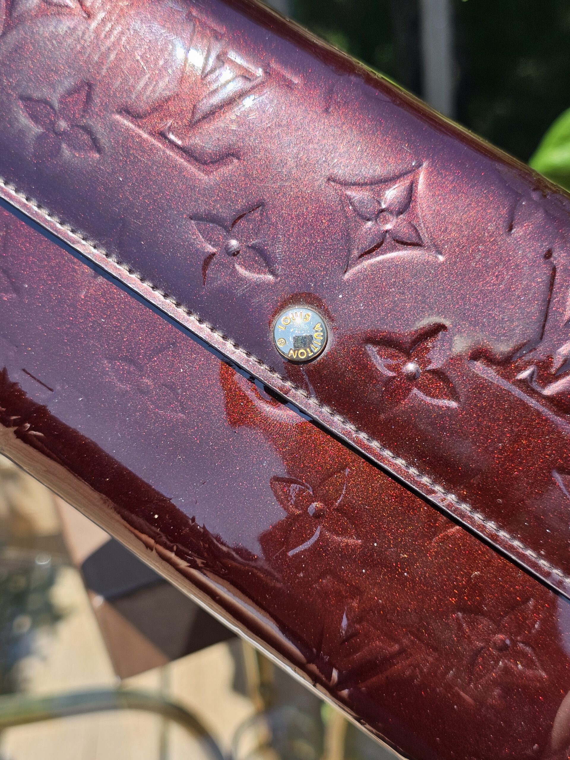 Louis Vuitton Vernis Leather Amarante - Image 6