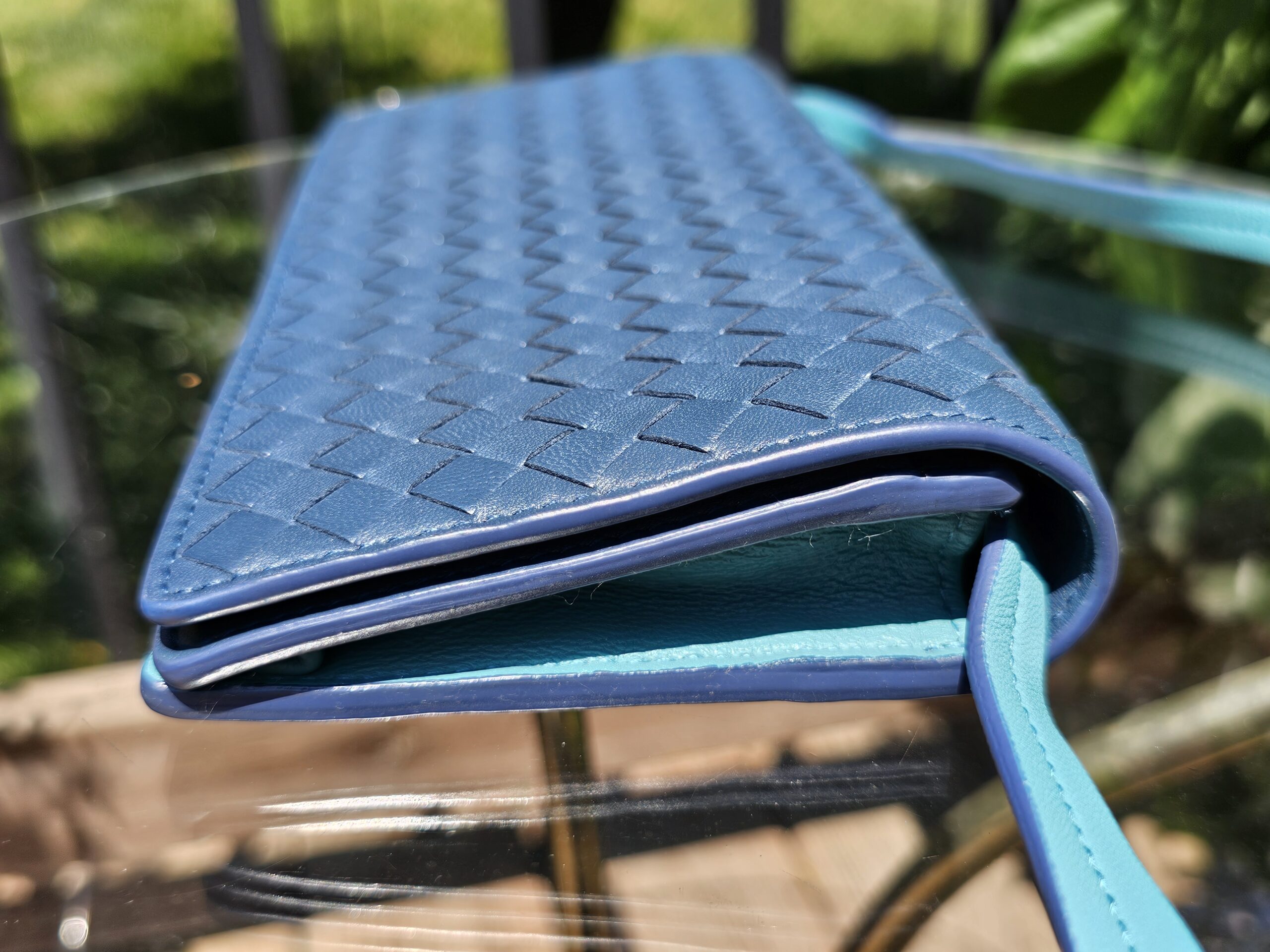 Bottega Veneta Intrecciato Weave Wallet on Strap - Image 5