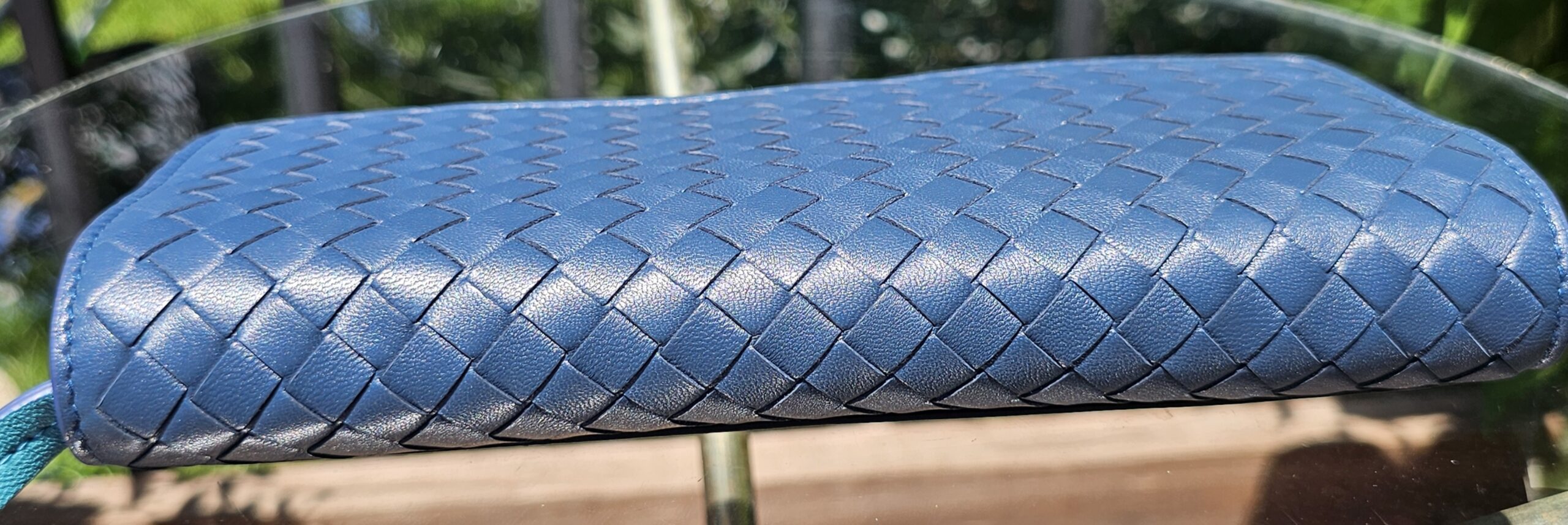 Bottega Veneta Intrecciato Weave Wallet on Strap - Image 8