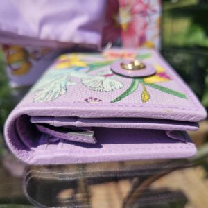 Gucci Flora GG Card Case Wallet – Lavender (Limited Edition) - Image 4