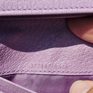 Gucci Flora GG Card Case Wallet – Lavender (Limited Edition) - Image 12