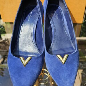 Louis Vuitton Kitten V Seude Heels - Image 3