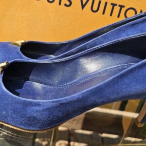 Louis Vuitton Kitten V Seude Heels - Image 6