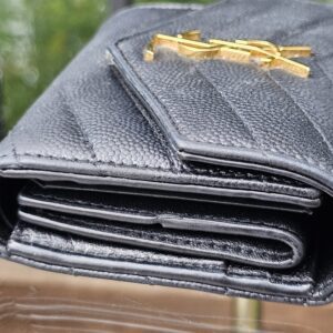 YSL Trifold Compact Wallet - Image 5