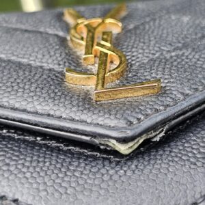YSL Trifold Compact Wallet - Image 7