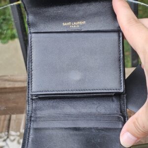 YSL Trifold Compact Wallet - Image 8