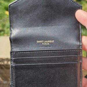 YSL Trifold Compact Wallet - Image 11