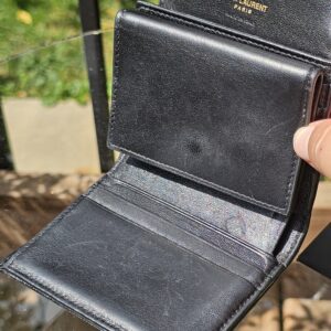 YSL Trifold Compact Wallet - Image 12