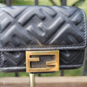 Compact Nappa Embossed Leather