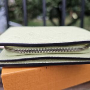 Louis Vuitton Clea Wallet Monogram Empreinte Leather Green Tea | Authentic LV Wallet - Image 6