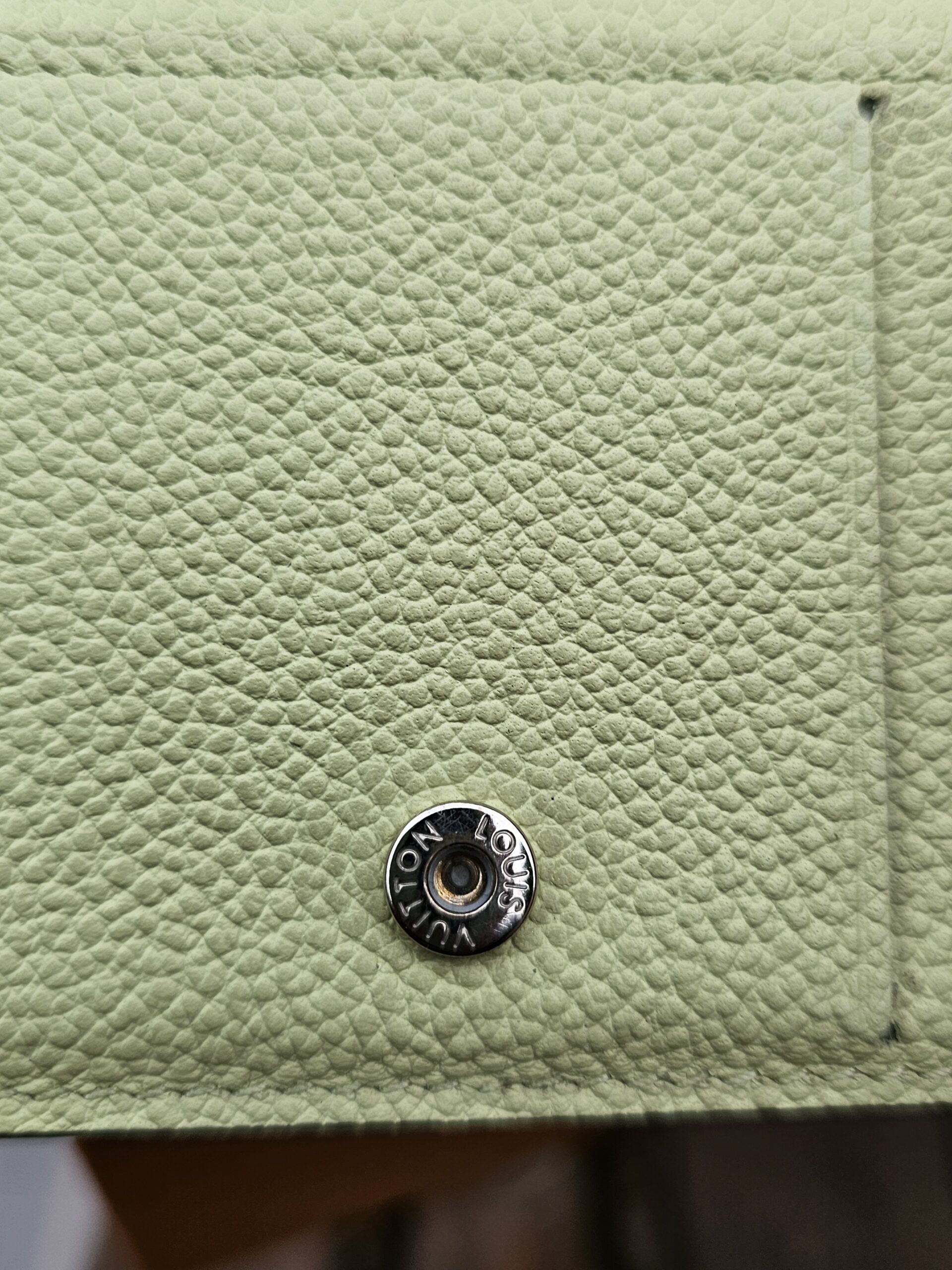 Louis Vuitton Clea Wallet Monogram Empreinte Leather Green Tea | Authentic LV Wallet - Image 8