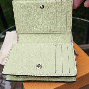 Louis Vuitton Clea Wallet Monogram Empreinte Leather Green Tea | Authentic LV Wallet - Image 7