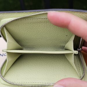 Louis Vuitton Clea Wallet Monogram Empreinte Leather Green Tea | Authentic LV Wallet - Image 11