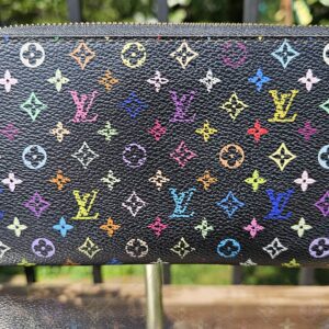 Louis Vuitton Multicolor Takashi Murakami zippy wallet