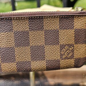 Louis Vuitton Damier Ebene Key Pouch (Key Cles) – Original Size | Authentic | Made in Spain - Image 3