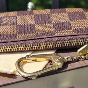 Louis Vuitton Damier Ebene Key Pouch (Key Cles) – Original Size | Authentic | Made in Spain - Image 5