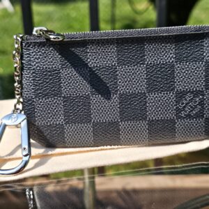 Louis Vuitton Damier Graphite Key Pouch Key Cles