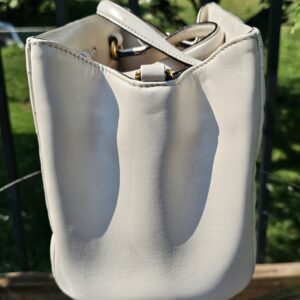 Gucci GG Marmont Small Tote – Cream/off white Leather  - Image 5