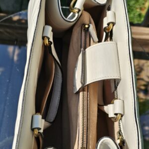Gucci GG Marmont Small Tote – Cream/off white Leather  - Image 7