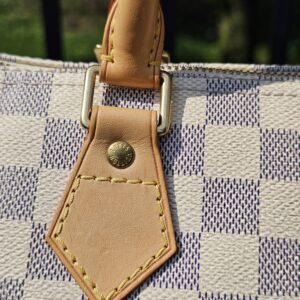 Louis Vuitton Speedy 25 Damier Azur Handbag | Authentic Designer Top Handle | Made in France | 2007 - Image 12
