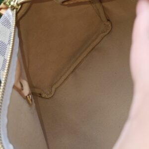 Louis Vuitton Speedy 25 Damier Azur Handbag | Authentic Designer Top Handle | Made in France | 2007 - Image 22