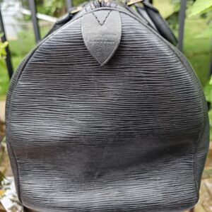 Louis Vuitton Speedy 35 Black Epi Leather Handbag Made in France - Image 5