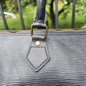 Louis Vuitton Speedy 35 Black Epi Leather Handbag Made in France - Image 12