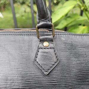 Louis Vuitton Speedy 35 Black Epi Leather Handbag Made in France - Image 13