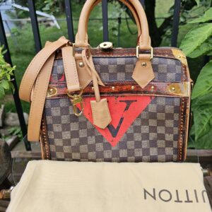 Louis Vuitton Speedy Bandoulière 25 Damier Ebene Time Trunk
